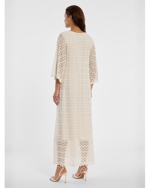 Ana Alcazar White Kleid Dilla