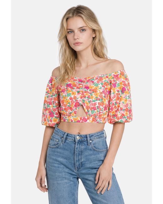 ECY Red Bluse Spring Summer