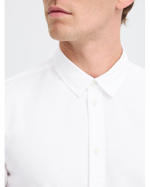 Solid Hemd Olmin in White für Herren