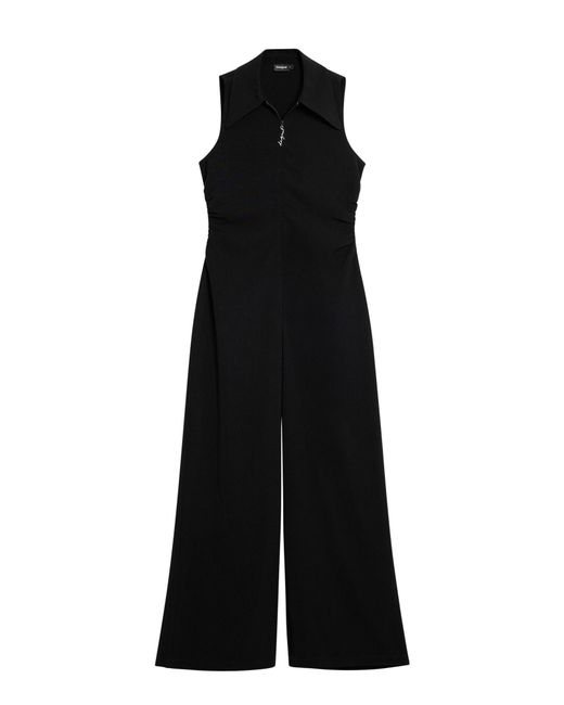 Desigual Black Jumpsuit 'Ruched'