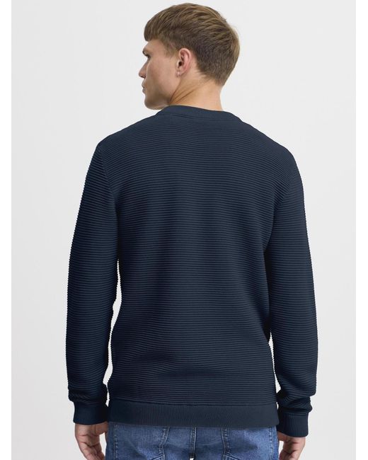 Solid Pullover Valencia in Blue für Herren
