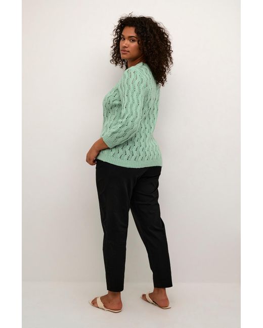 Kaffe Green Pullover Lana