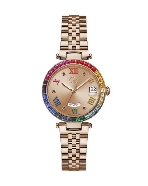 Gc Metallic Uhr Flair Crystal