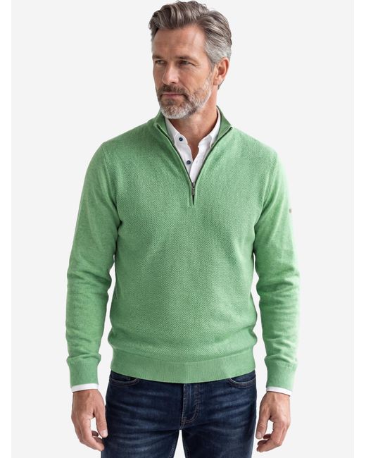 Redmond Pullover Basic in Green für Herren