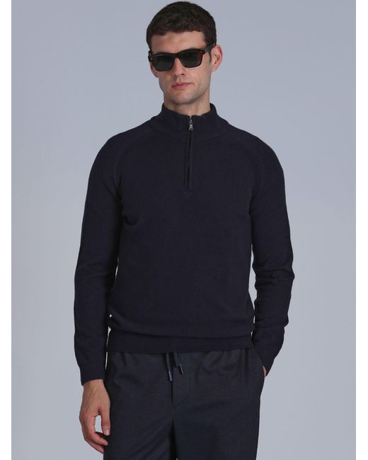 Lufian Pullover Stavan in Blue für Herren
