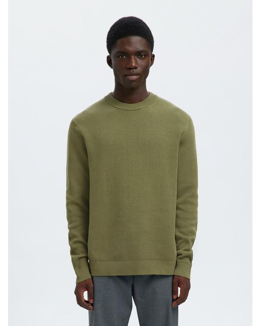 SELECTED Pullover Slhdane in Green für Herren