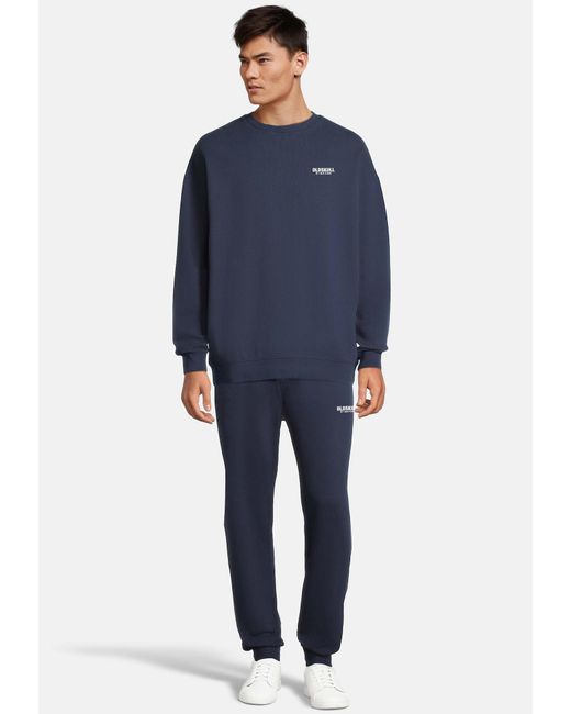 Oldskull Blue Sweatshirt Peach Dyed Basic