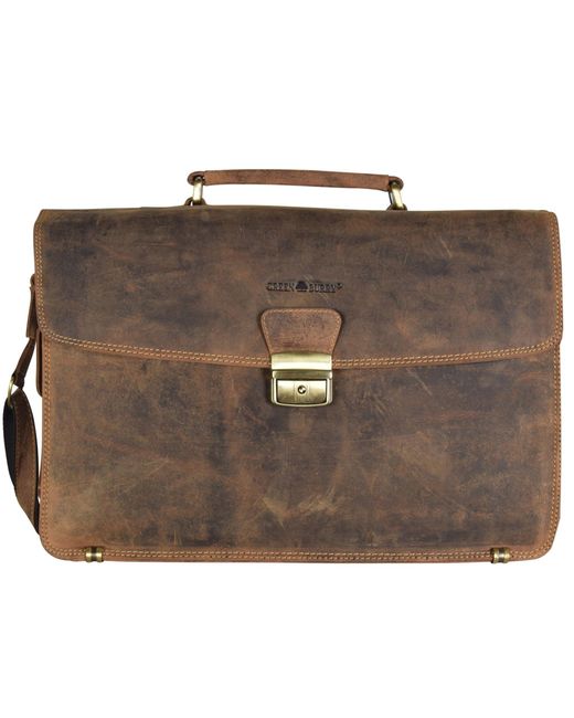 Greenburry Brown Aktentasche