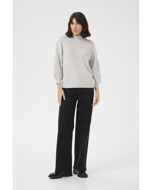 Kaffe White Pullover Rita