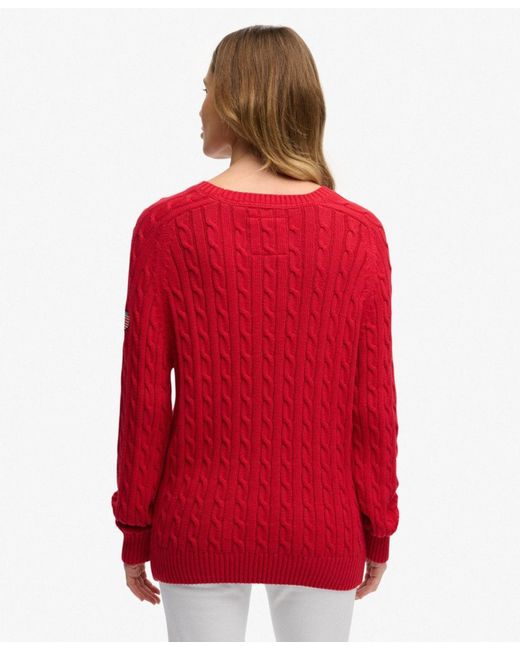 Superdry & Co Red Pullover