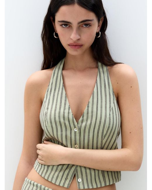 Pull&Bear White Bluse