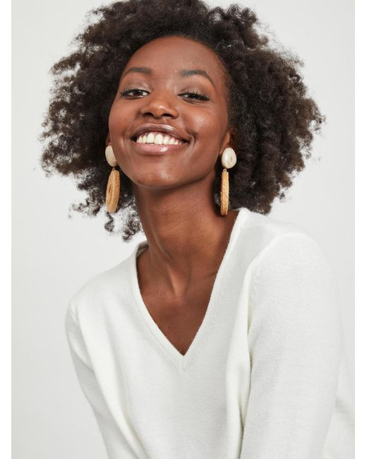Vila White Pullover Viril