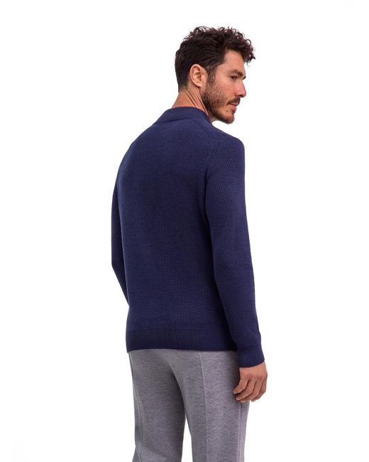 Falke Pullover Perlfang in Blue für Herren