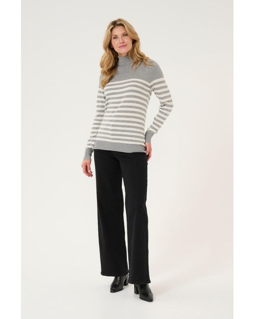 Kaffe Gray Pullover Ka Lizza
