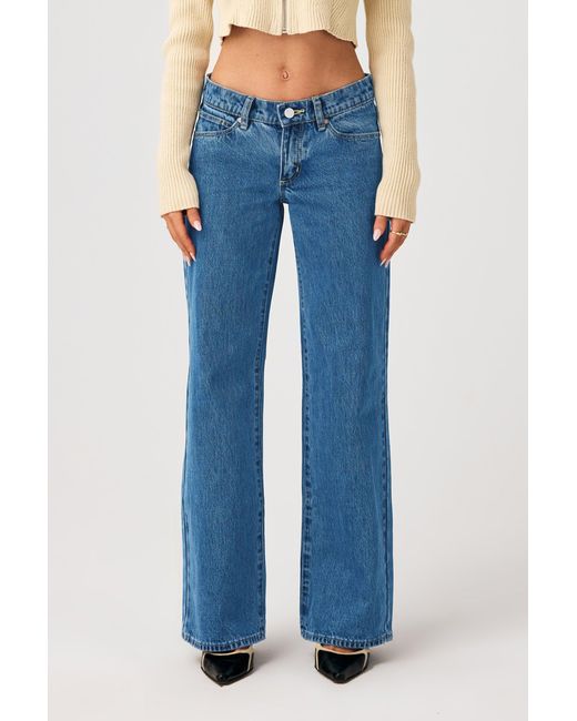 Abrand Jeans Blue 99 Low & Wide Petite Chantell Organic