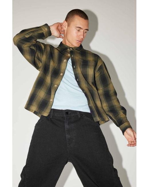Abrand Jeans Green Bobby Ls Check Shirt