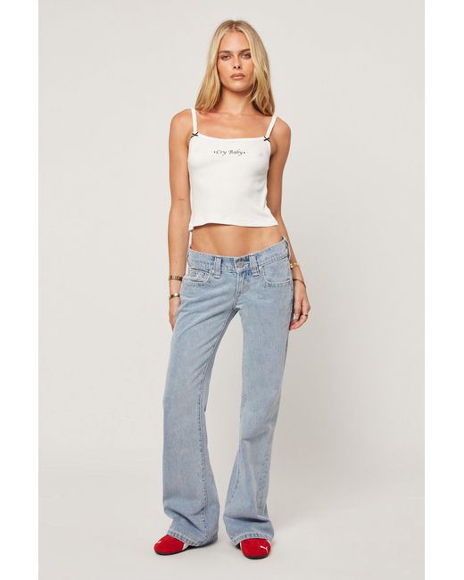 Abrand Jeans Gray Baby Doll Singlet