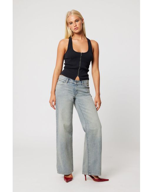 Abrand Jeans Blue 99 Low & Wide Penelope