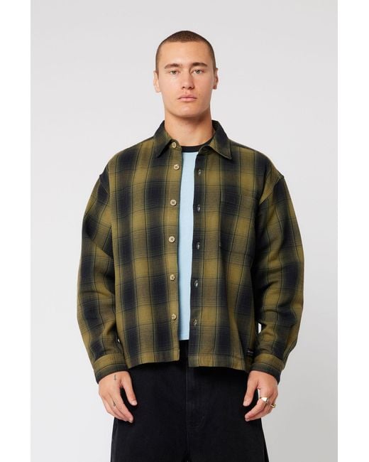 Abrand Jeans Green Bobby Ls Check Shirt