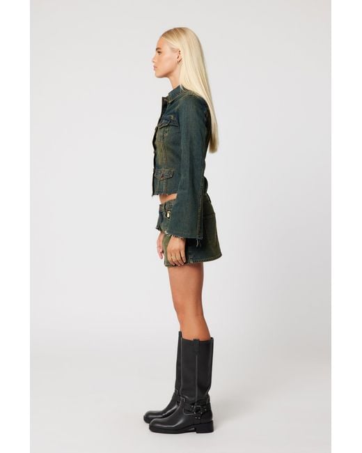 Abrand Jeans Green 99 Low Skirt Xena