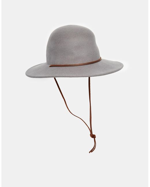 Brixton Gray Tiller Hat for men