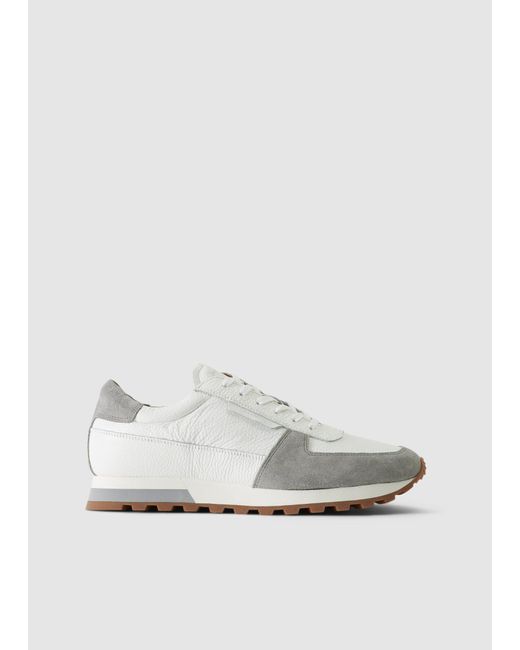 Oliver Sweeney Sobral Retro Runner Tumbled Calf Leather Trainers in ...