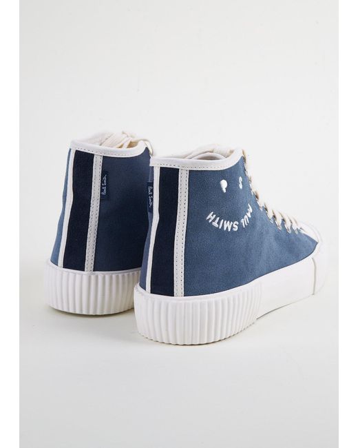 Paul Smith Canvas Kibby Trainers in Blue for Men - Save 6% | Lyst