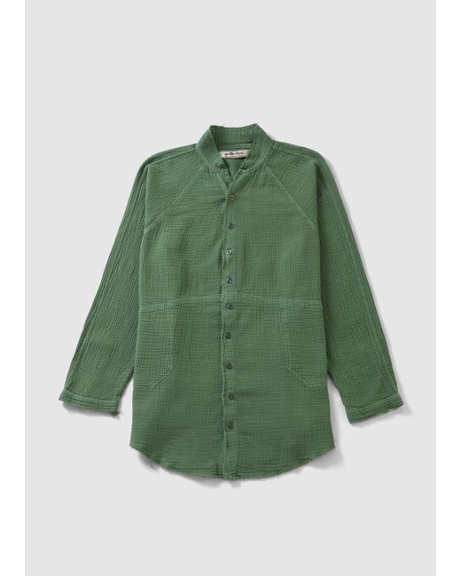 Free People Summer Daydream Gauze Shirt in Green Save 19 Lyst