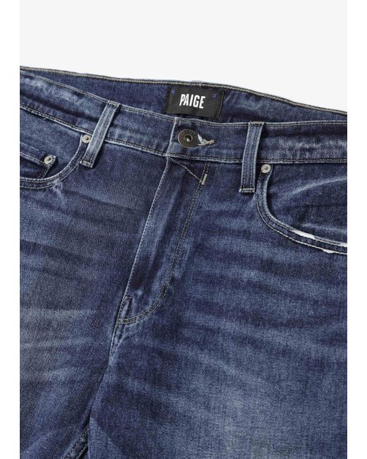 PAIGE Blue Lennox Straight Jeans for men