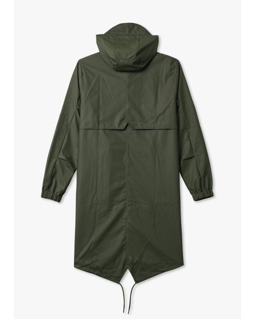 Rains Fishtail Parka Jacket in Green for Men Lyst UK
