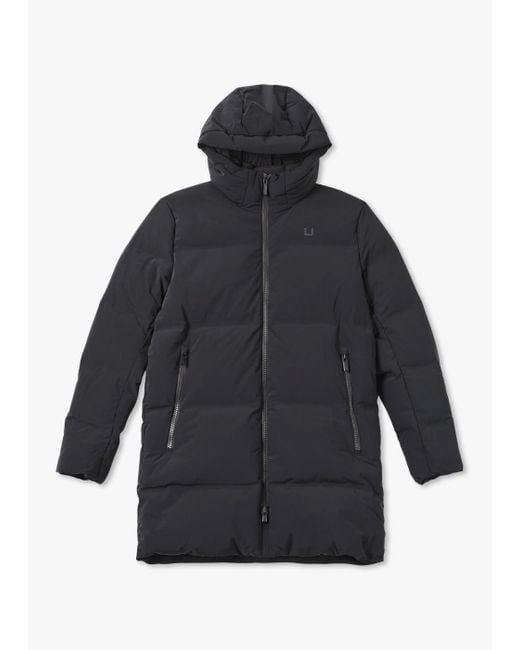 UBR Blue Premium Goose Down Parka Coat for men