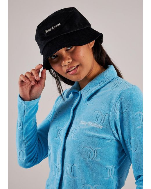 Juicy Couture Ellie Velour Bucket Hat 