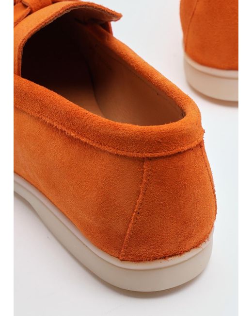 Daniel Orange Siani Suede Loafers , Suede