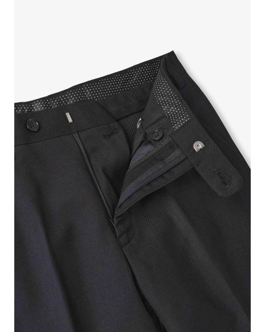 Skopes Blue Milan Tapered Suit Trousers for men