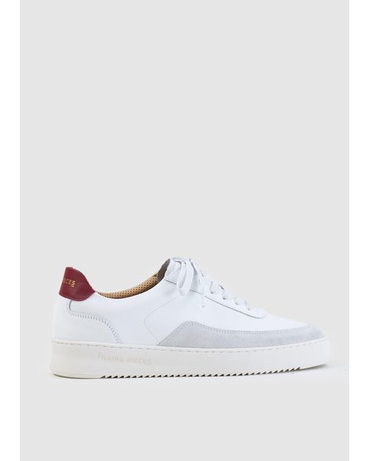 Filling Pieces Leather Mondo Squash Trainers in Red for Men | Lyst UK
