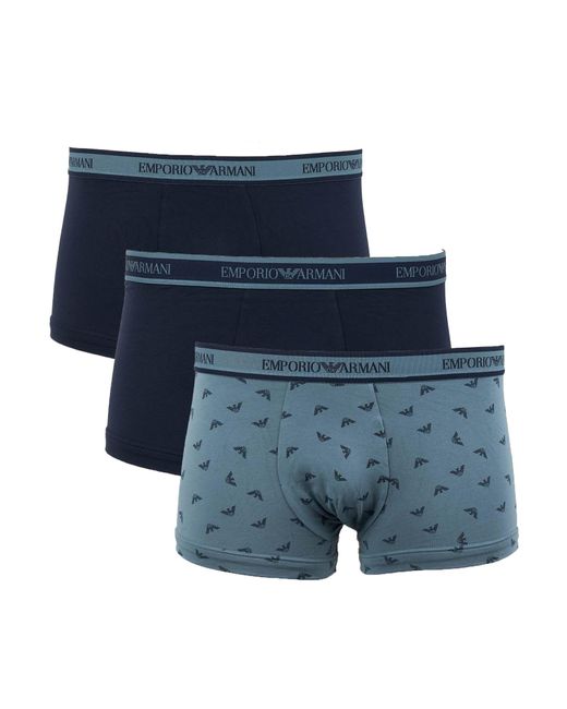 Emporio Armani Underwear Set in Blue for Men | Lyst