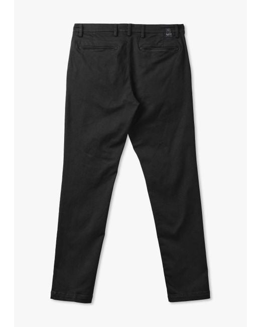 Replay Black Benni Chino Hyperflex X-Lite Trousers for men