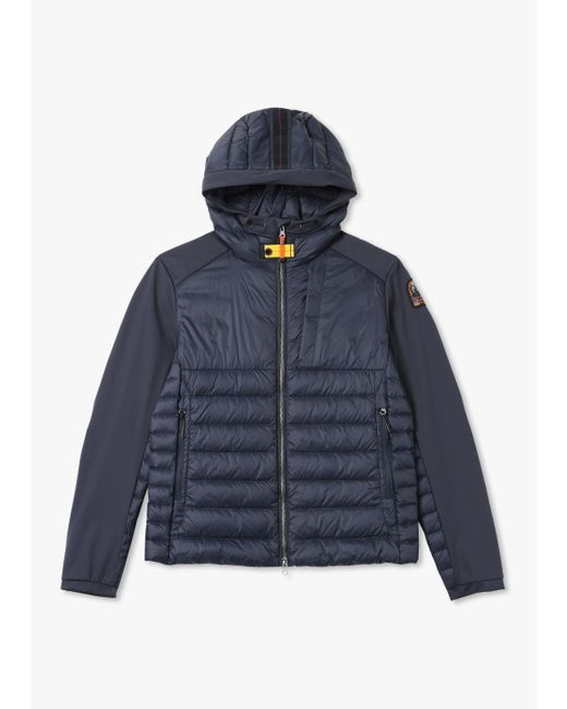 Parajumpers Blue Kinari Hooded Jacket for men