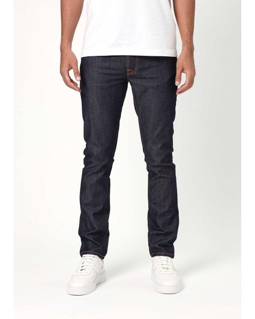 Nudie Jeans Blue Lean Dean Jeans for men