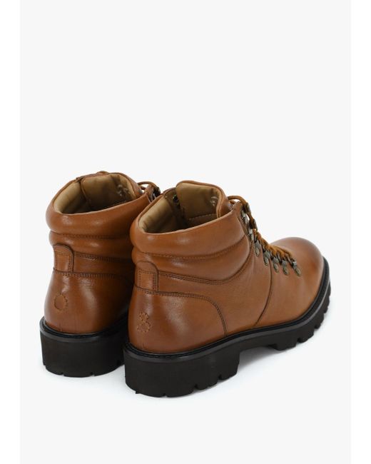 Oliver Sweeney Brown Leather Hiker Boots for men