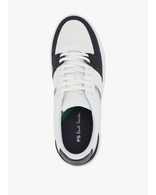 Paul Smith White Tyne Trainers for men