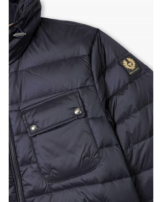 Belstaff Blue Down Filled Nylon Streamline Jacket for men