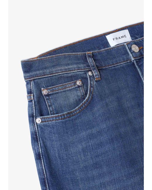 FRAME Blue Modern Straight Jeans Straight for men