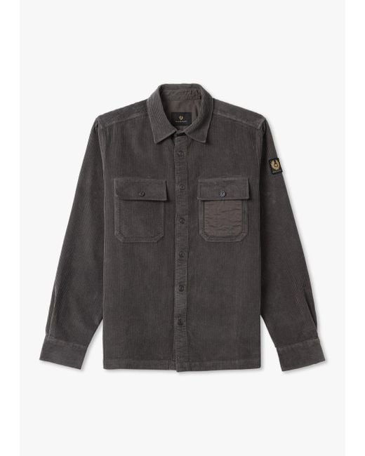 Belstaff Gray Fallgate Casual Shirt