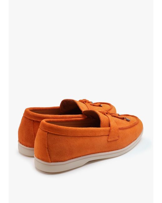 Daniel Orange Siani Suede Loafers , Suede