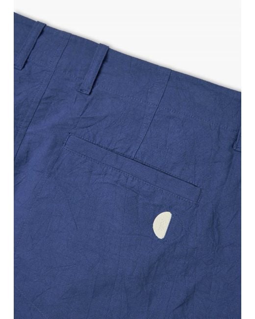 Folk Blue Assembly Pants for men