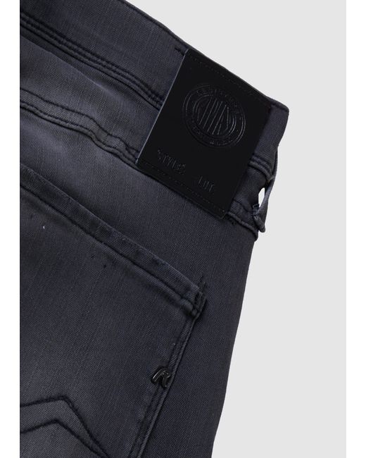 Replay Washed Black S Anbass Hyperflex X Lite Reused Jeans in Blue for Men  | Lyst