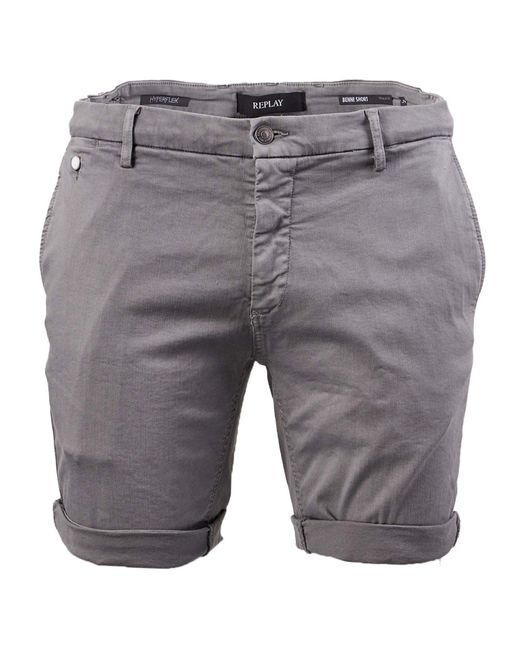 Replay Cotton Benni Hyperflex Short in 