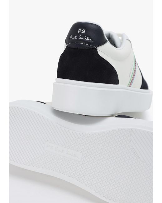 Paul Smith White Tyne Trainers for men