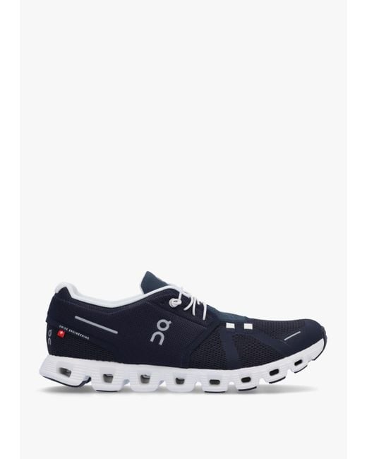 On Shoes Blue Cloud 5 Midnight Trainers Shoe for men